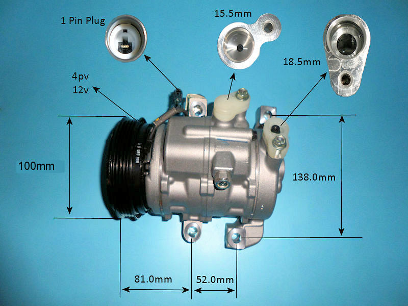 CoolZone Aircon Compressor Genuine OEM (14-0843)