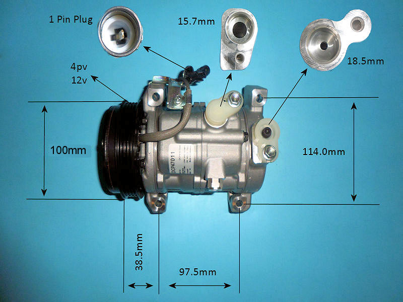CoolZone Aircon Compressor Genuine OEM (14-0845)