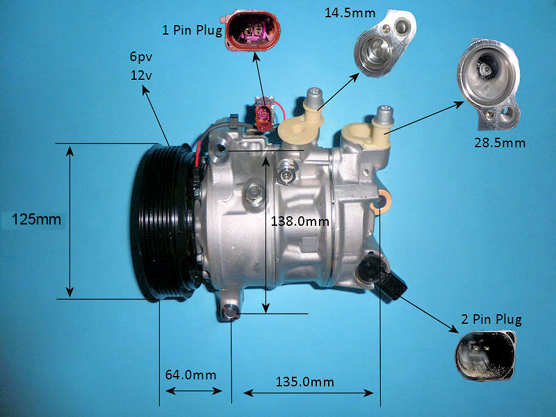 CoolZone Aircon Compressor Genuine OEM (14-0847)