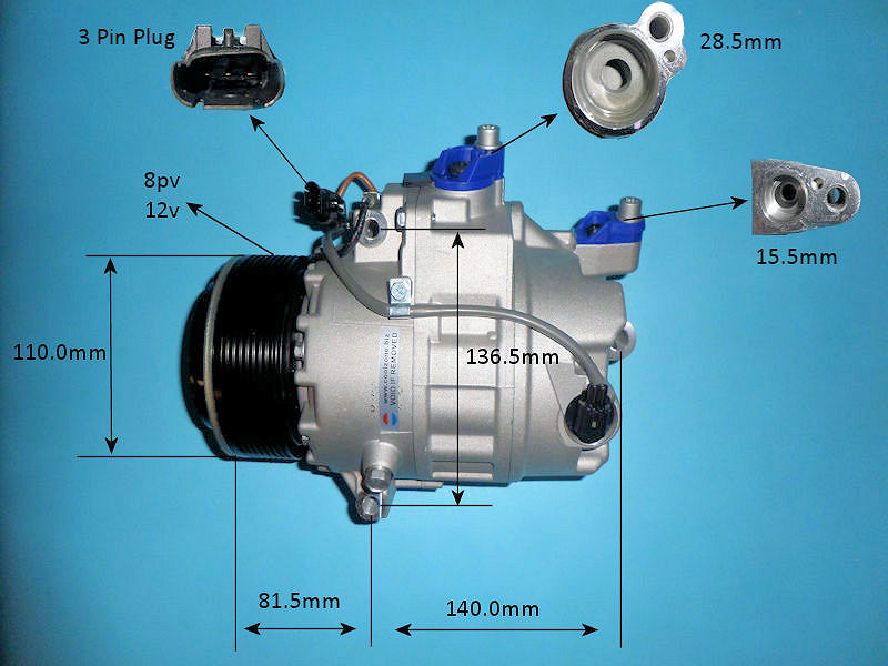 CoolZone Aircon Compressor (14-0848P)