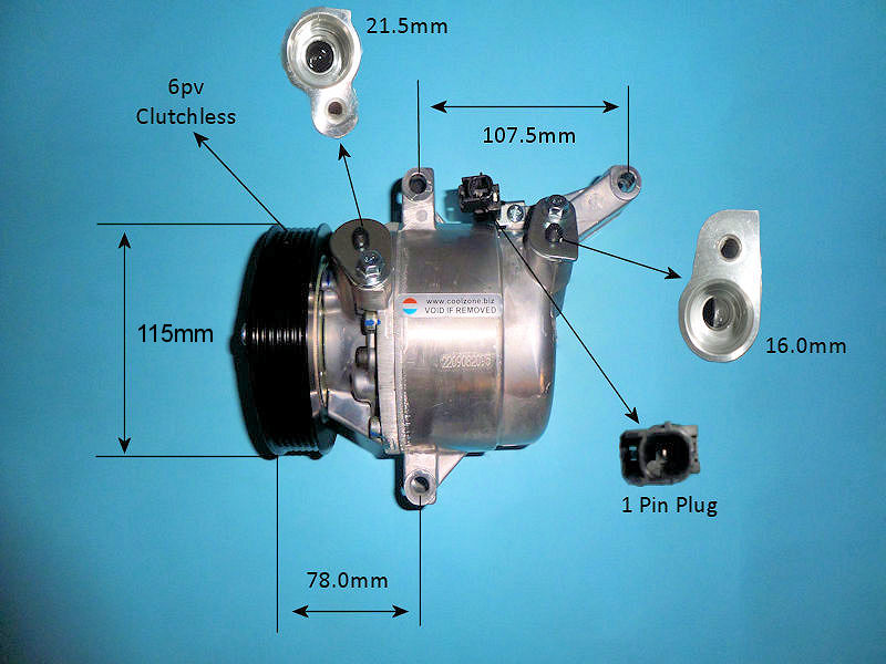 CoolZone Aircon Compressor (14-0853P)
