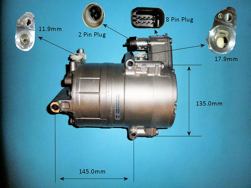 CoolZone Aircon Compressor Genuine OEM (14-0854)