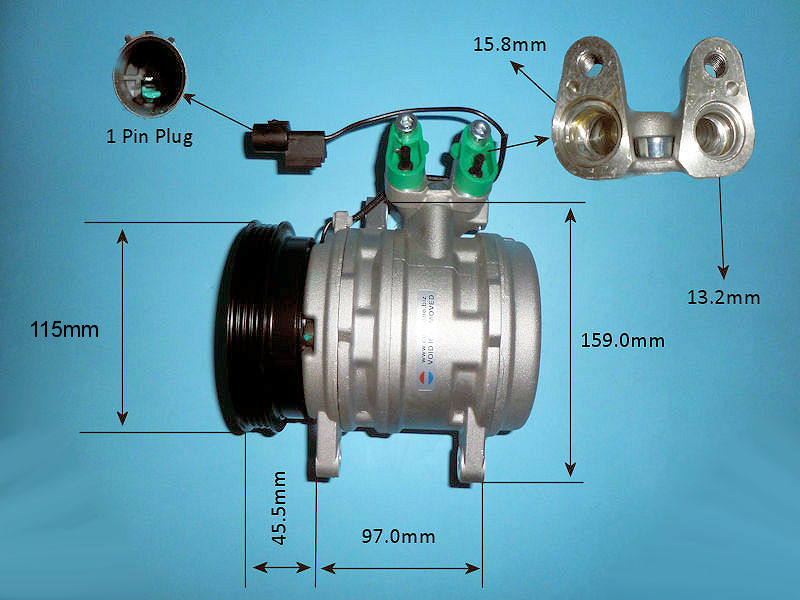 CoolZone Aircon Compressor (14-1013P)