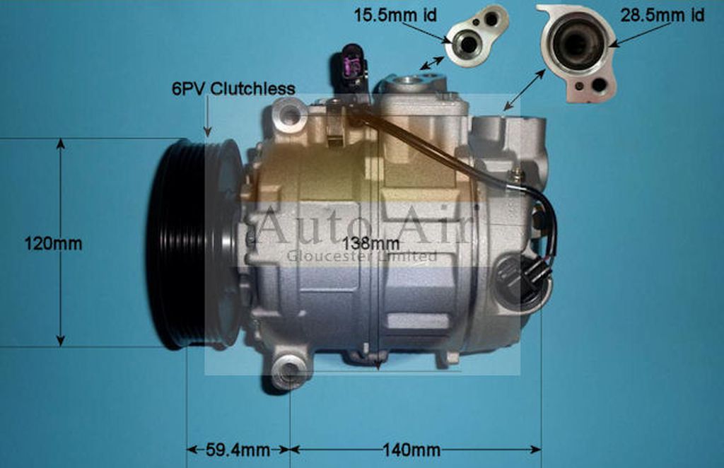 Aircon Compressor Aftermarket Quality – AutoAir 14-1456P