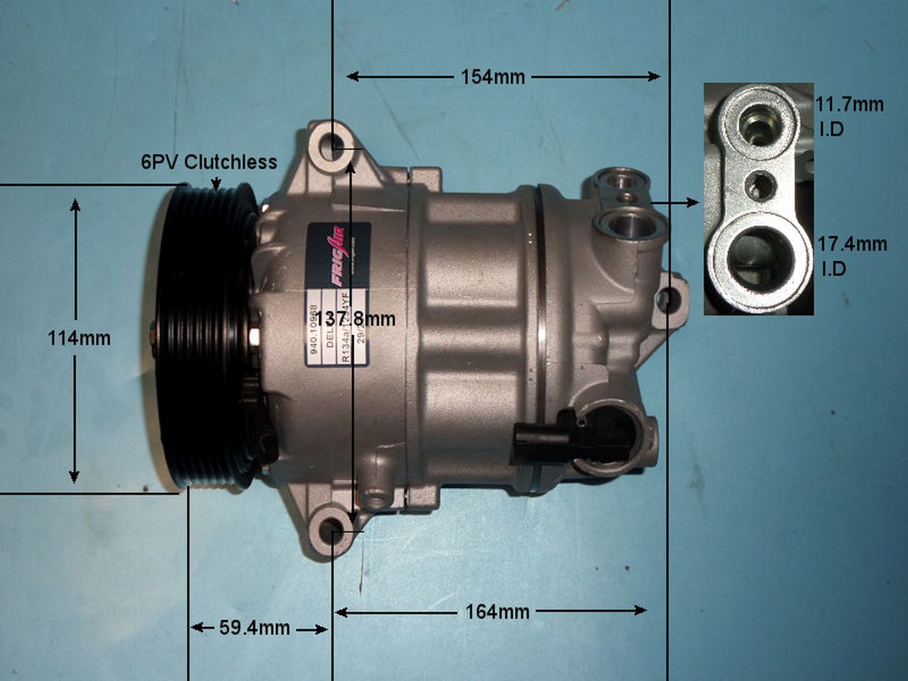 Auto Air Aircon Compressor Aftermarket – 14-1468P