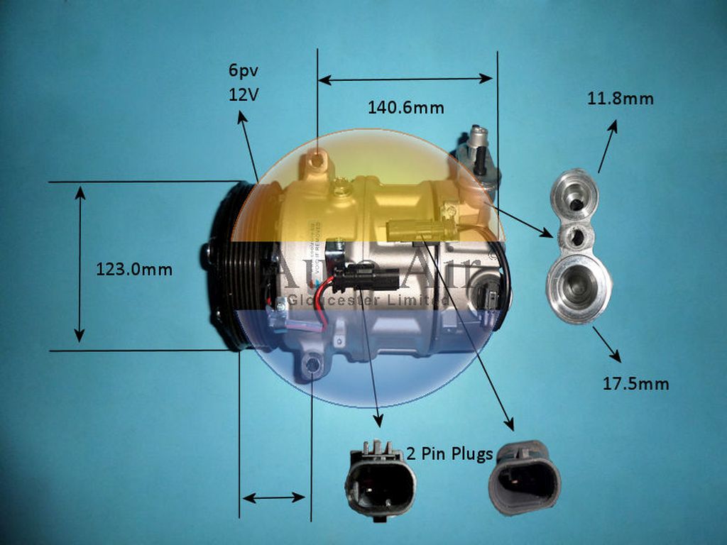 Aircon Compressor Aftermarket Quality – AutoAir 14-1664P