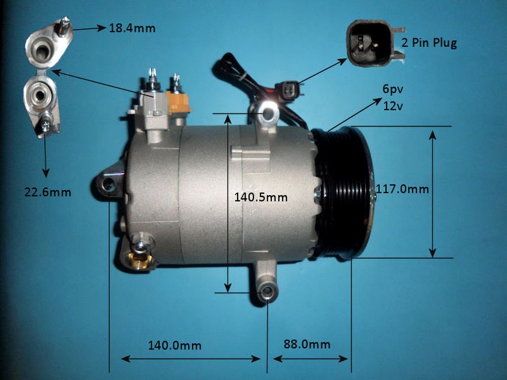 Aircon Compressor Aftermarket Quality – AutoAir 14-1835P