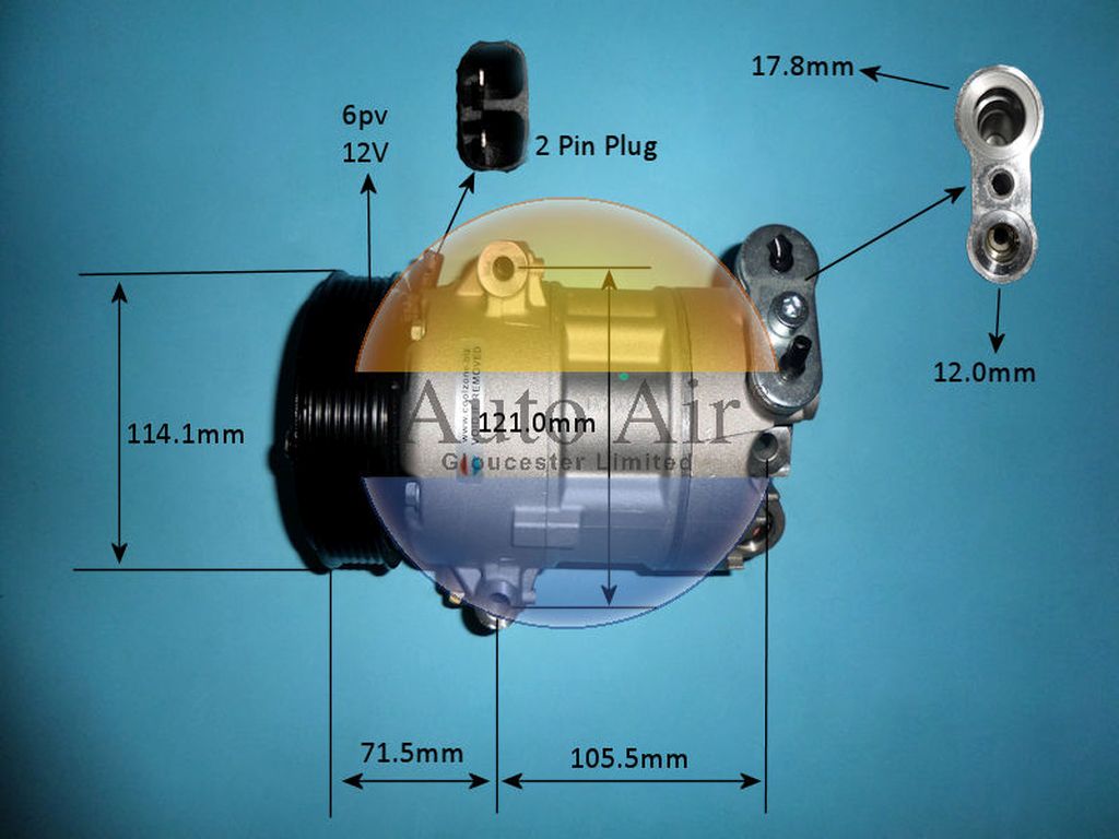 Aircon Compressor Aftermarket Quality – AutoAir 14-7134P