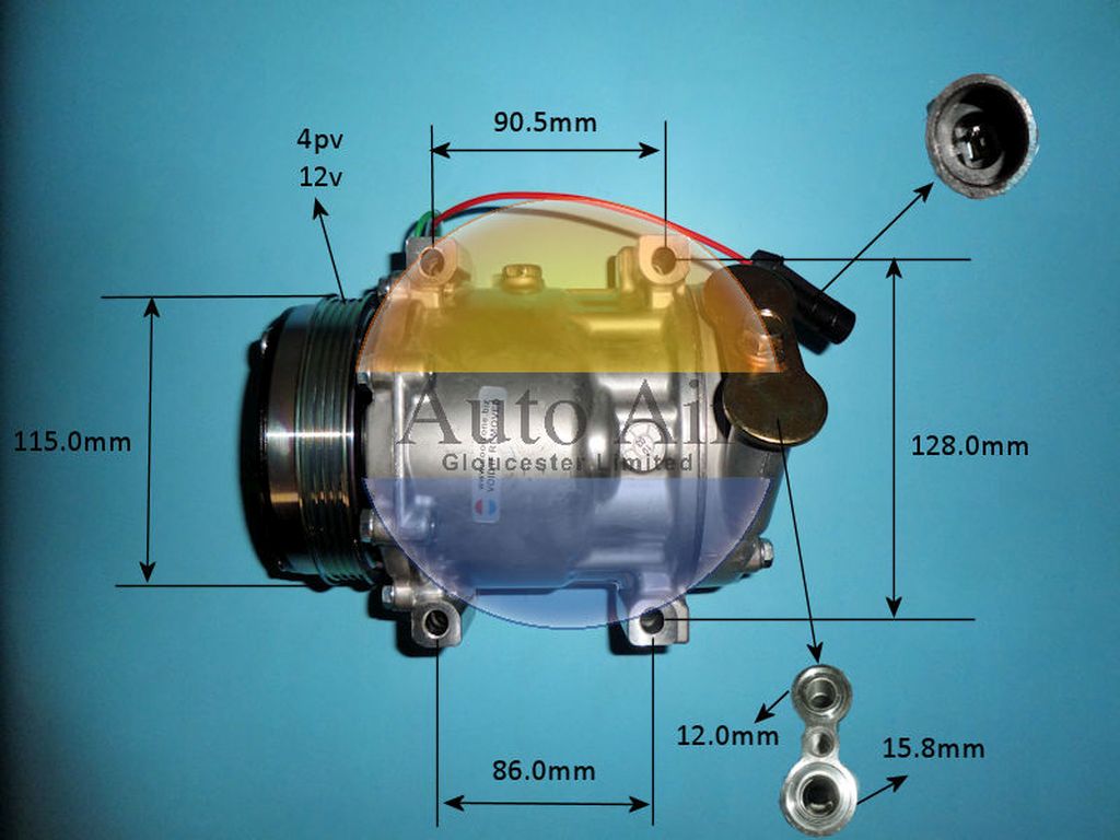 Aircon Compressor Aftermarket Quality – AutoAir 14-7884P