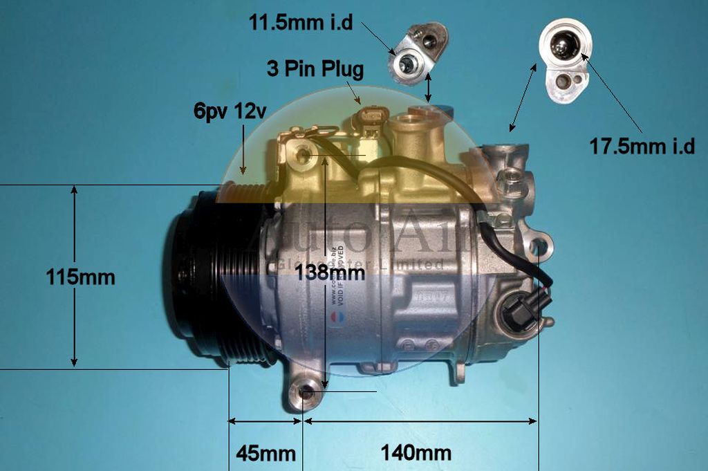 Aircon Compressor Aftermarket Quality – AutoAir 14-9667P