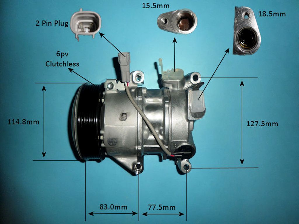Aircon Compressor Genuine OE DENSO – AutoAir 14-9671