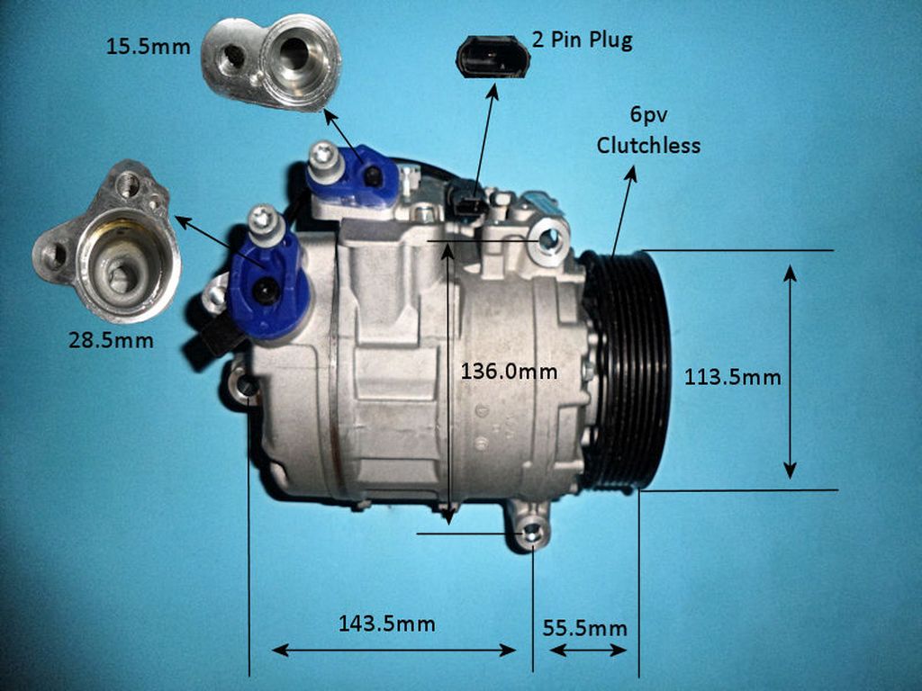 Aircon Compressor Aftermarket Quality – AutoAir 14-9751P