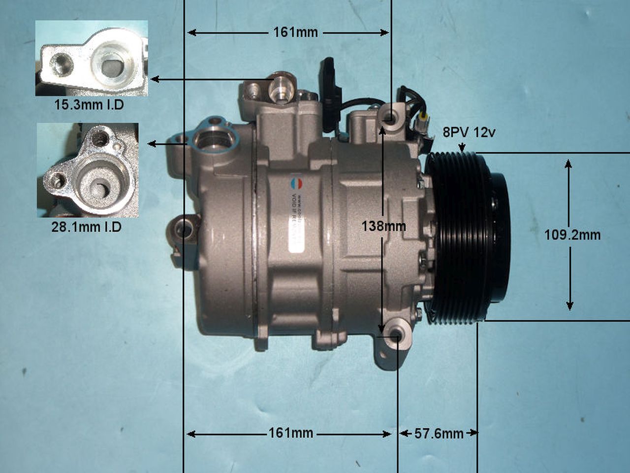 Auto Air Aircon Compressor Aftermarket – 14-9755P