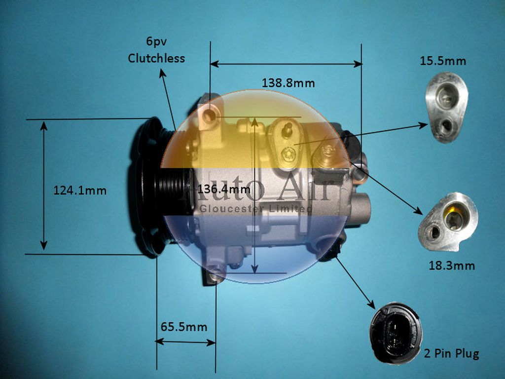 Aircon Compressor Aftermarket Quality – AutoAir 14-9770P