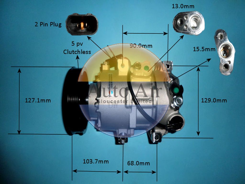 Aircon Compressor Aftermarket Quality – AutoAir 14-9775P
