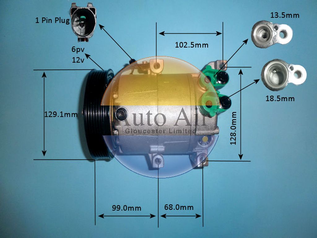 Aircon Compressor Aftermarket Quality – AutoAir 14-9780P