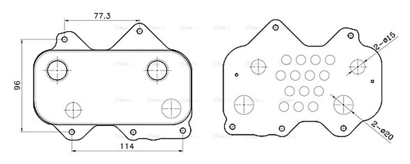 AVA Oil Cooler AI3455
