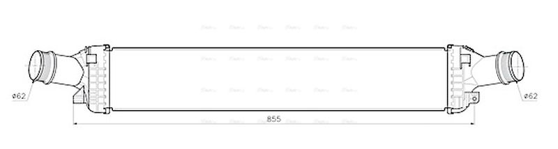 AVA Charge Air Intercooler AI4457