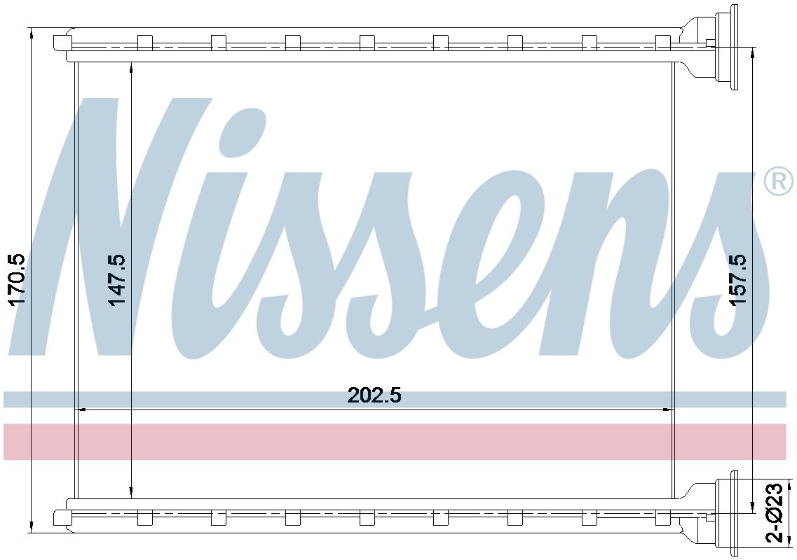 AVA Cabin Heater Core AL6160
