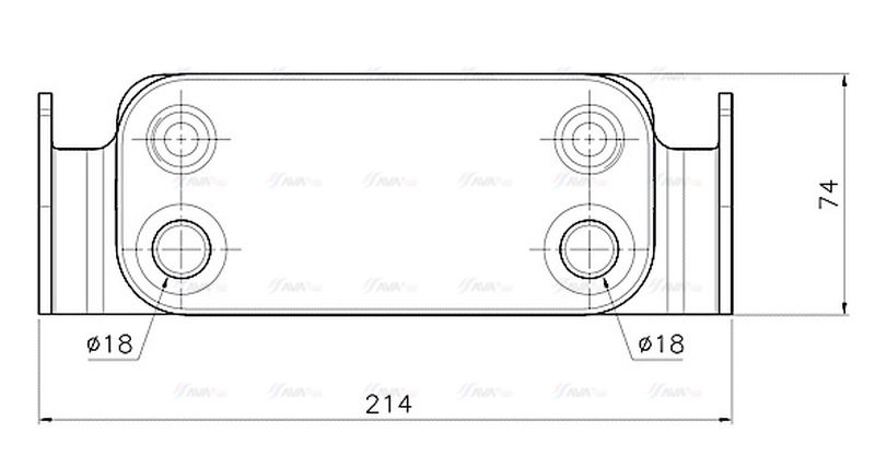 AVA Oil Cooler AU3351