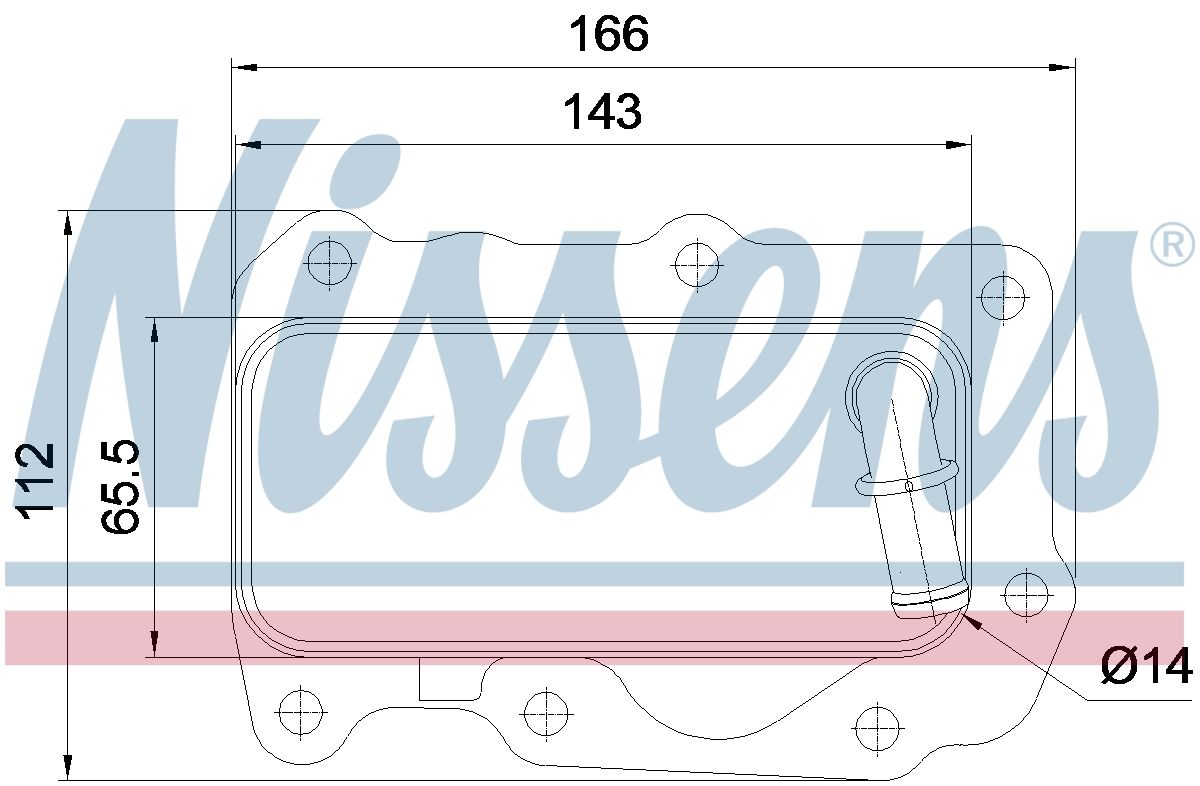 AVA Oil Cooler AU3367