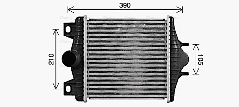 AVA Charge Air Intercooler AU4348