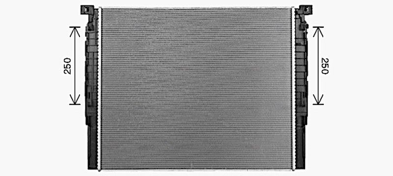 AVA Coolant Radiator BW2623
