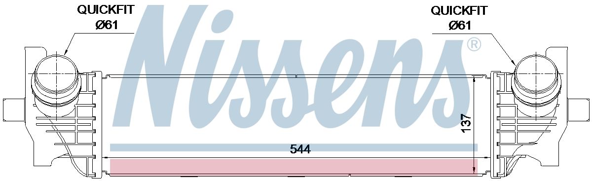 AVA Charge Air Intercooler BW4662