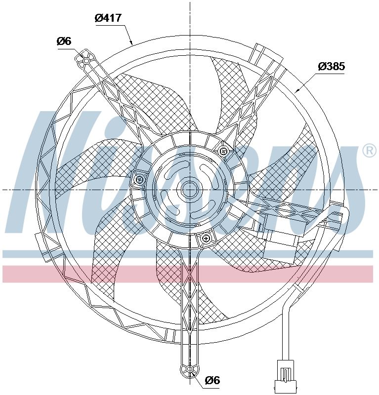 AVA Radiator Cooling Fan BW7663