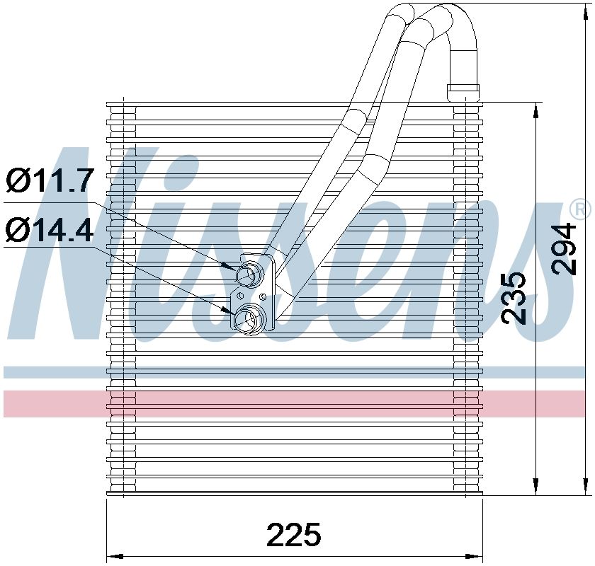 AVA Aircon Evaporator BWV665