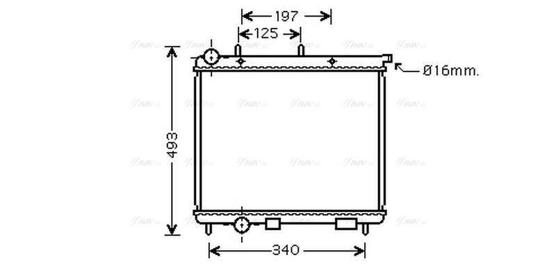 AVA Coolant Radiator CN2190