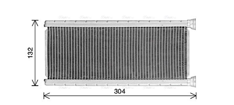 AVA Cabin Heater Core CN6339