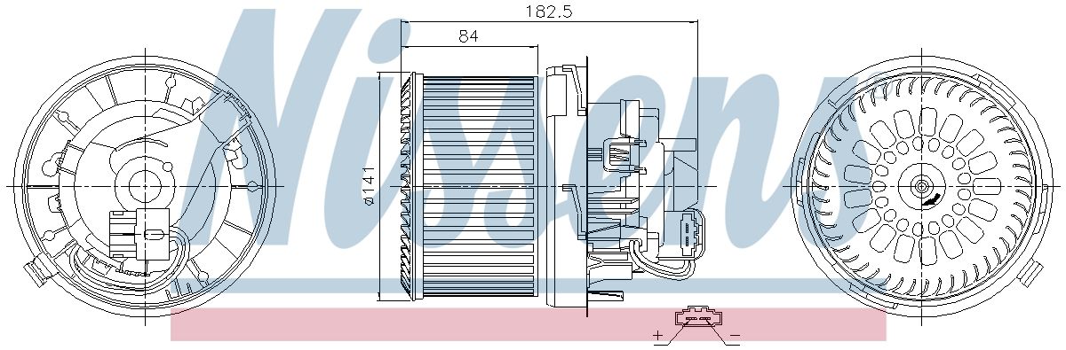 AVA Cabin Fan Blower Motor CN8343