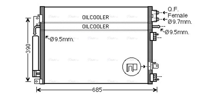 AVA Aircon Condenser CR5123D