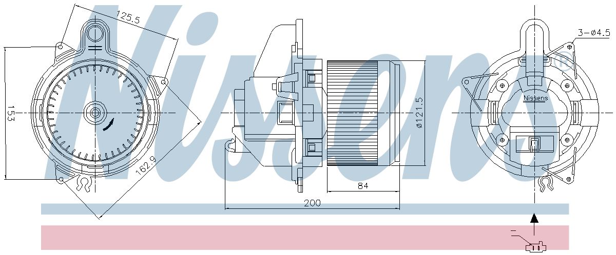 AVA Cabin Fan Blower Motor DA8020