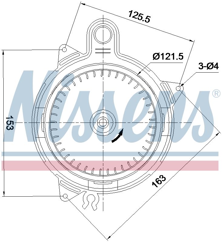 AVA Cabin Fan Blower Motor DA8026