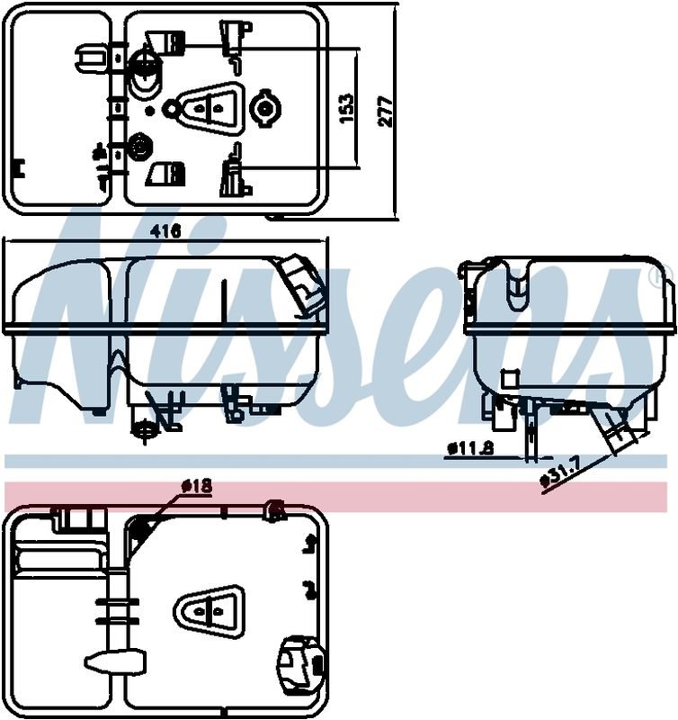 AVA Coolant Expansion Tank DFT106
