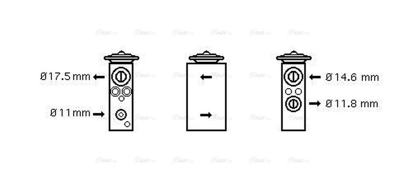 AVA Aircon Expansion Valve DN1258