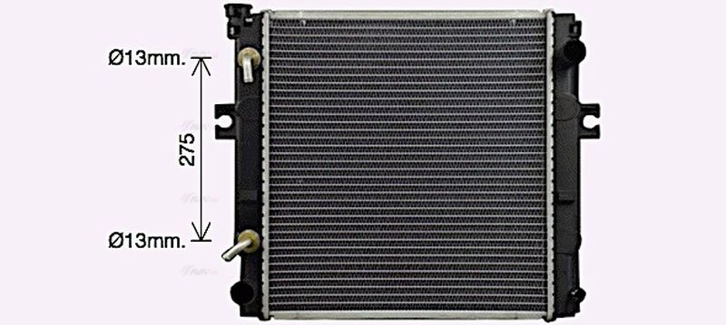 AVA Coolant Radiator DN2461