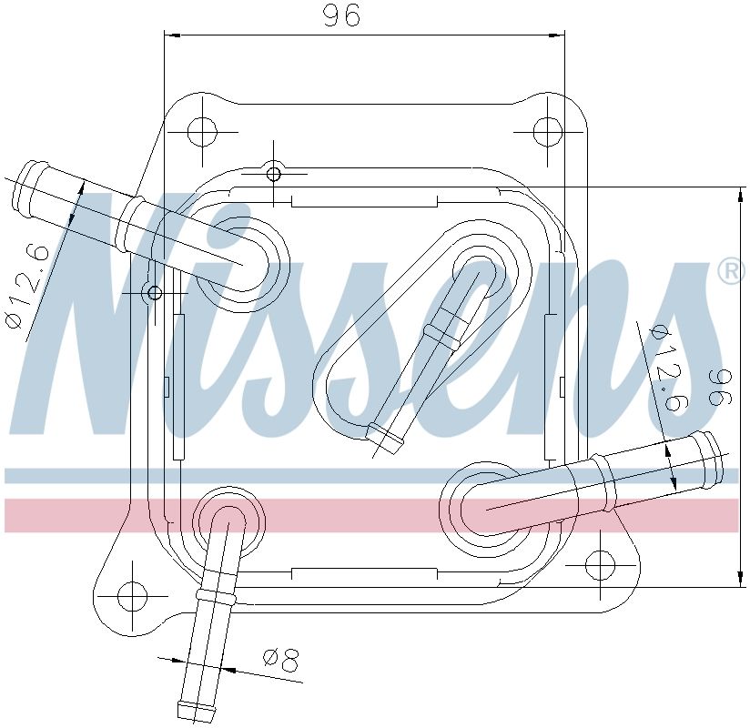 AVA Oil Cooler DN3542