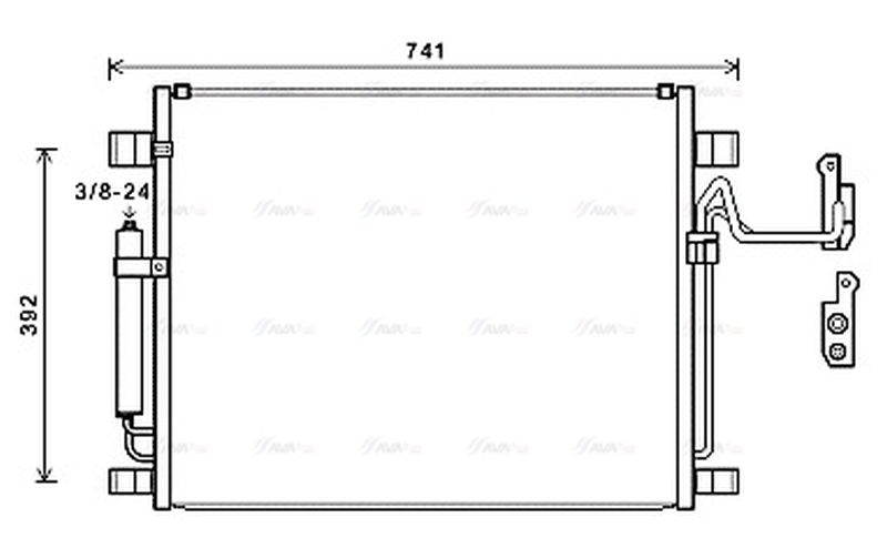 AVA Aircon Condenser DN5398D