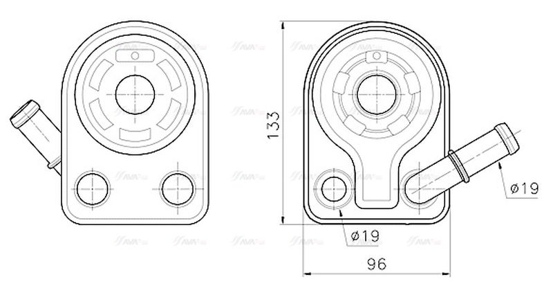 AVA Oil Cooler FD3701