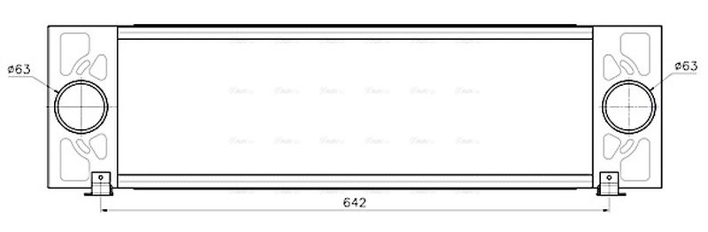 AVA Charge Air Intercooler FD4704