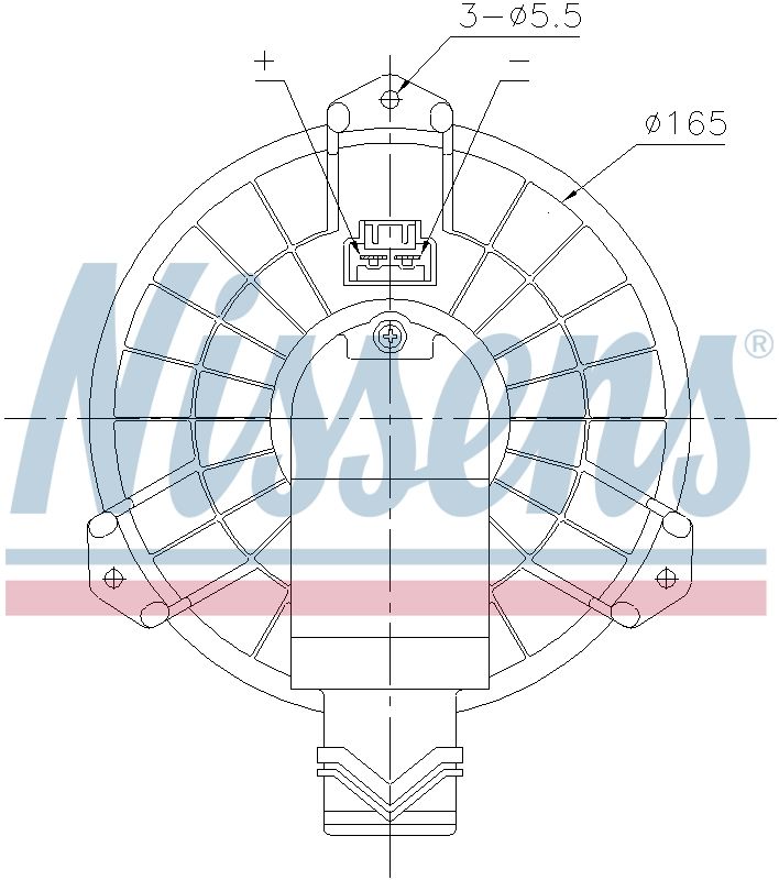 AVA Cabin Fan Blower Motor FD8725