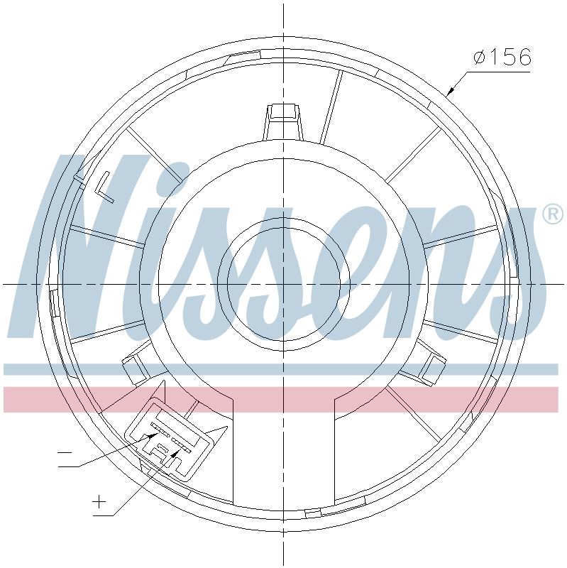 AVA Cabin Fan Blower Motor FD8726