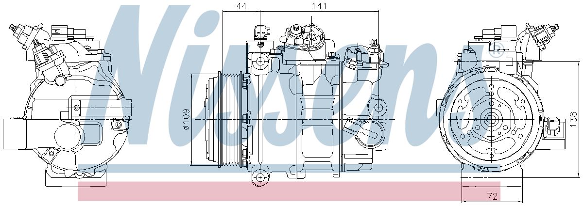 AVA Aircon Compressor FDAK731