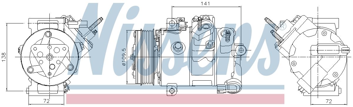 AVA Aircon Compressor FDAK732