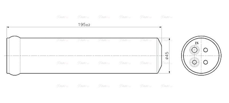 AVA Aircon Receiver Dryer Filter FDD711