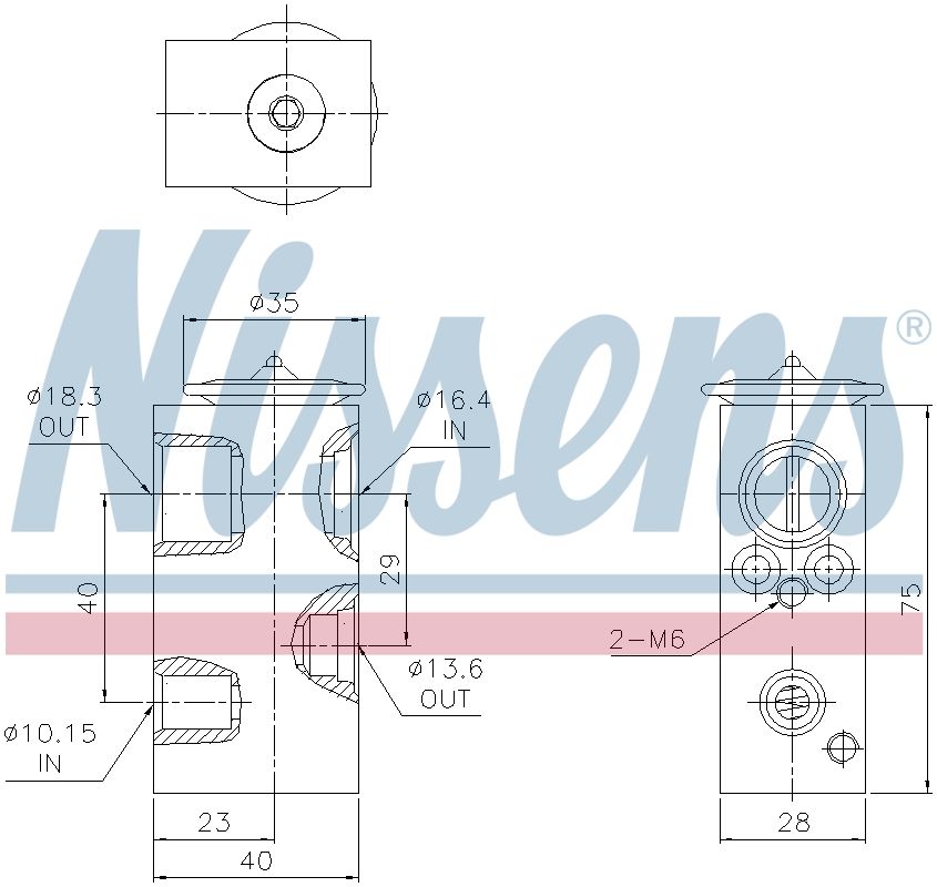 AVA Aircon Expansion Valve FT1491
