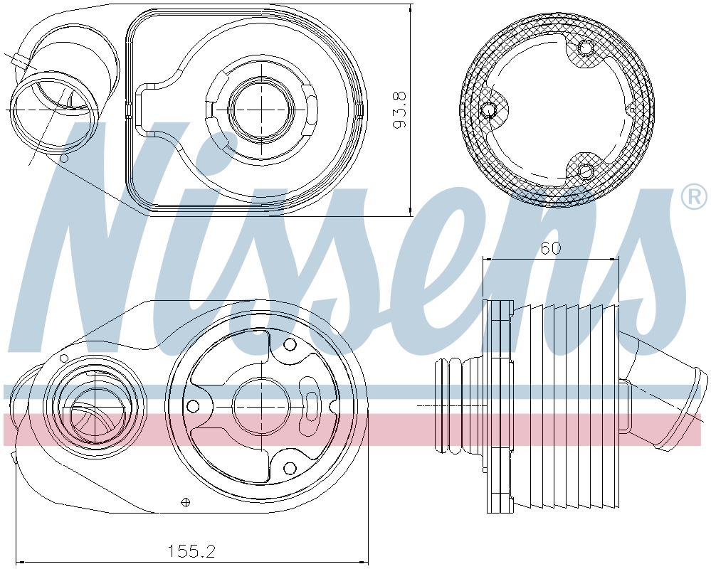 AVA Oil Cooler FT3496